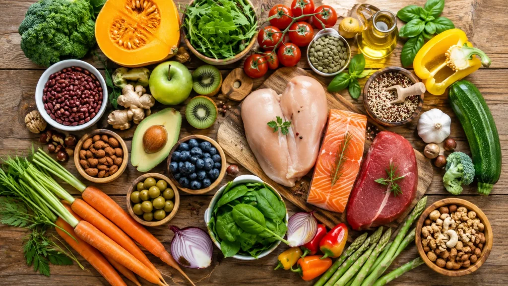 Whole foods supporting metabolic health and hormone balance