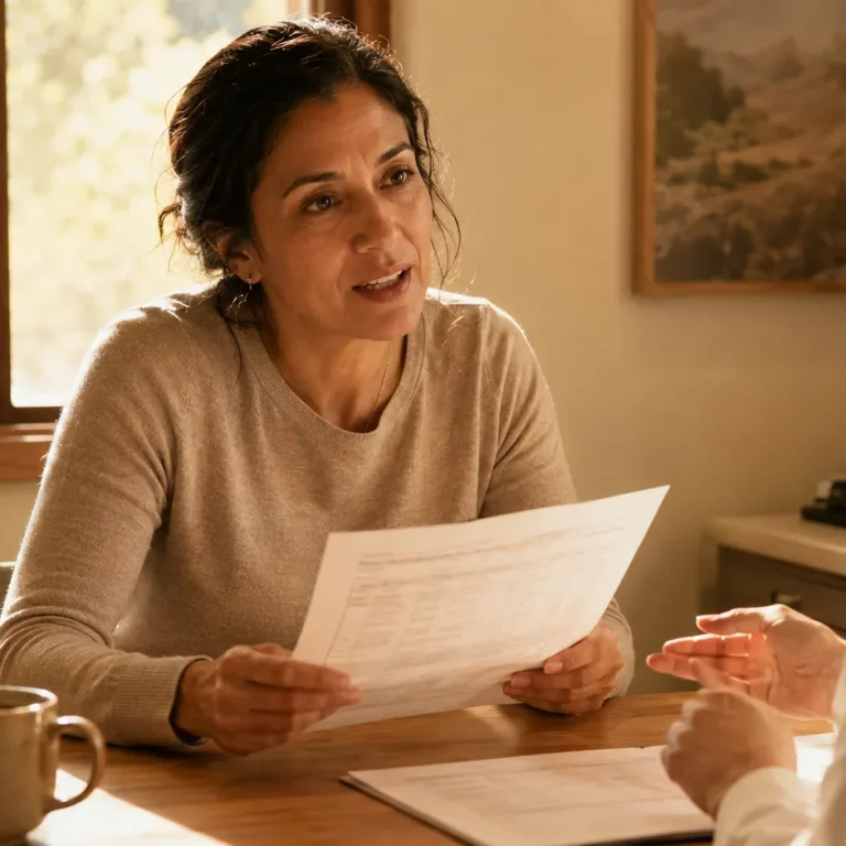 Woman reviewing metabolic testing results with her provider at a functional medicine clinic weight loss consultation